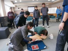 2月7日　防災と救命救急講習会：画像
