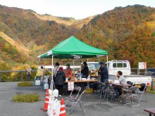 10月31日土曜日 長井ダム百秋湖まつりに出店しました:画像